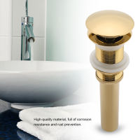 Pop Up Drain Sink Drain Stopper โครงสร้างโลหะทองเหลืองแบบไม่มีรู Over-Flow สำหรับ Sink Drain สำหรับอ่างล้างหน้าแบบไม่มีรูน้ำล้น