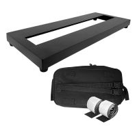 Guitar Pedalboard Guitar Effect Pedal Board Aluminum Alloy Pedalboard with Carrying Bag Effect Pedal Plate
