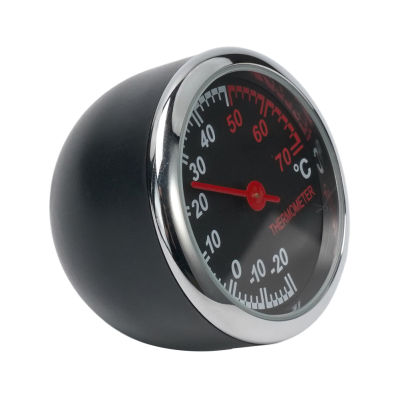 มินิภายในรถนาฬิกาดิจิตอลเครื่องวัดอุณหภูมิ G Uage เมตรรอบความแม่นยำสูงเครื่องวัดอุณหภูมิสำหรับแดชบอร์ดเครื่องประดับ