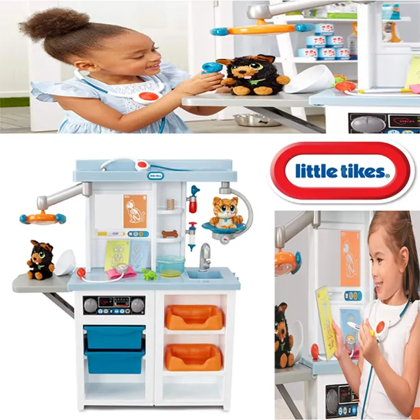 Little Tikes Vet Toys for Kids My First Pet Doctor Checkup Pretend