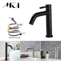 Bathroom Faucet 304 Stainless Steel Deck Mounted Sink Single Cold faucet Corrosion Resistance Hot Cold Mixer Basin Tap Torneira