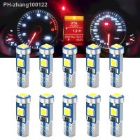 10pcs T5 Led Bulb Car Interior Wedge Instrument Lamp For Smart forfour fortwo forjeremy City Coupe Roadster