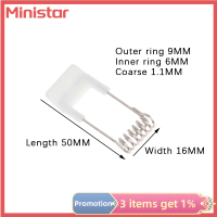 Ministar สปริงคลิปหนีบผมสปริงสำหรับสปริงแรงบิดโคมไฟ Led โคมไฟติดตั้ง2ชิ้น