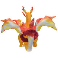 Hot Pokémon Plush ของเล่น15นิ้ว Super Giant Fire Breathing Charizard Giant Fire Breathing Charizard พร้อมโครงกระดูก Deformable