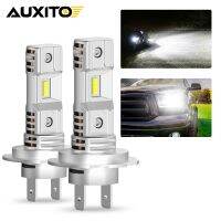 Auxito 2ชิ้น H7ไฟรถยนต์ Led หลอดไฟไฟหน้ารถมอเตอร์ไซค์แบบ Led ขนาดเล็ก12โวลต์สำหรับ Bmw 320 E46 F30 E60 E90 Mercedes Benz W203 W211 W176 W169 X204