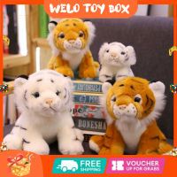 Birthday Toys Simulation Mini Tiger Plush Toys Cute Stuffed Animal Doll Children Kids Creative Gift Home Decor