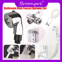 Broonpre ยาวสายยางก๊อกน้ำในห้องน้ำภายนอกShower Hand-Held Telescopicขนาดเล็กชุดหัวฉีดแชมพูชุดหัว