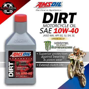 Amsoil 10W-40 Synthetic Dirt Bike Oil -  Dirt Bike Oil