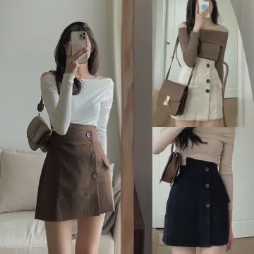 Bộ áo giả váy cổ vest phối 4 nút xẻ tà và quần short sang trọng  Hàng đẹp  với giá tốt nhất