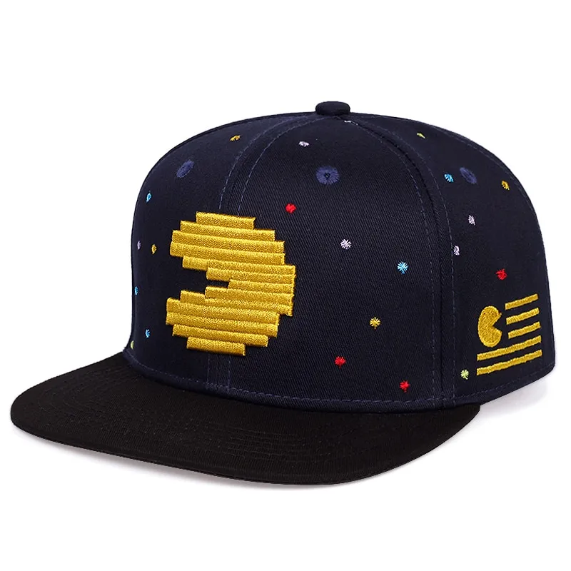 Fashion hip-hop personality baseball cap cartoon embroidery wild hat  hip-hop hats adjustable outdoor sports caps snapback hats 