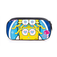 New Spongebob Squarepants Pencil Bag Cartoon Culture Childrens Pencil Bag Student Large Capacity Niche Mens And Womens Pencil Bag Wholesale Hot