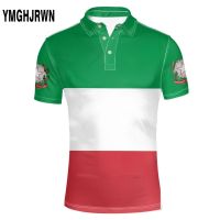 ﹊ﺴ ITALY youth diy free custom made name number Polo shirt nation flag it italian country italia college print photo text clothes