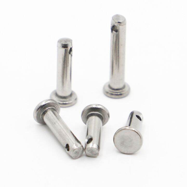 m3-m4-m5-m6-m8-m10-304-stainless-steel-axis-pin-roll-flat-head-cylindrical-pin-with-hole-locating-pins-gb882