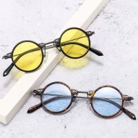 ZLY 2022 New Fashion Round Sunglasses Women Men PC Lens Alloy Metal Frame Luxury Brand Designer Trend Slender Type Sun Glasses