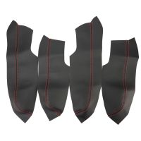 Left &amp; Right Door Armrest Cover For Honda Civic 2006 -2011 Microfiber leather Trim 4pcs/kit Accessories Useful Pipe Fittings Accessories