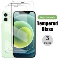 ►✚✼ 3PCS Tempered Glass for iPhone 14 13 12 11 Pro Max 13 12 Mini Screen Protector for iPhone 14 Plus 7 8 6S Plus XR X Xs Max Glass