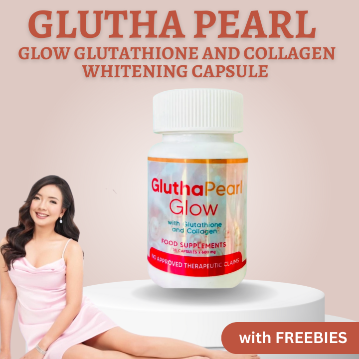 Original JAPAN Glutha Pearl Glow Glutathione and Collagen whitening ...