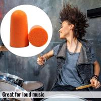 Anti-noise Earplugs Soft Sponge Noise Reduction Sleeping Earplugs For Study O3Z1