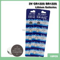 10pieces 3 V CR1225 Coin Batteries LM1225 BR1225 ECR1225 KCR1225 For Electronic Instrument Remote Control Electronic Scale