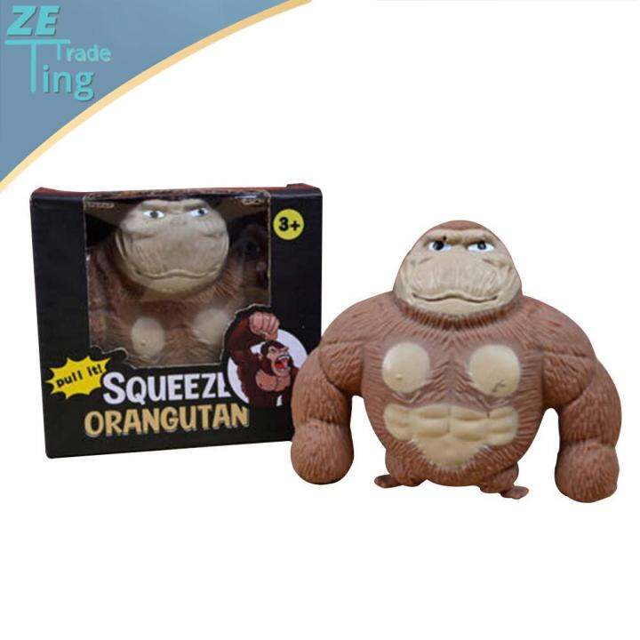 TikTok Toys Gorilla Pinching Toy Ape Stretchy Squishy Antistress Squeeze Elastic