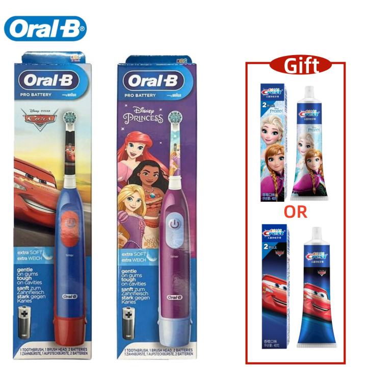 Oral B DB3010 Children Electric Toothbrush for Kids Ages 3+ Soft DuPont