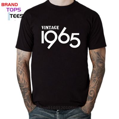 3D Print Vintage 1965 T Shirt Men 55Th Anniversary Birthday Gifts Tee Shirt Born In 1965 T-Shirt Made In 1965 Tops Tees