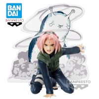 สินค้า Bandai แท้ Banpresto เครื่องประดับอนิเมะตุ๊กตาขยับแขนขาได้นารูโตะฮารูโนะซากูระรูปปั้นตุ๊กตาโมเดลกล่องสำหรับสะสม