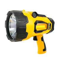 Super Bright Spotlight USB ชาร์จ LED Torchlight 10W Spot Light ไฟฉายแบบพกพาโคมไฟ Ultra Bright Searchlight