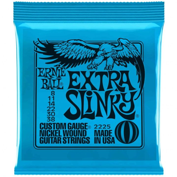 สายกีตาร์ไฟฟ้า Ernie Ball 2225 Nickel Extra Slinky Electric Guitar Strings สายกีต้าไฟฟ้า