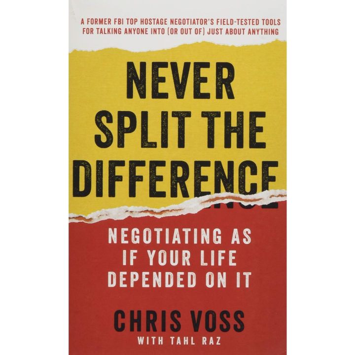 Thank you for choosing ! &gt;&gt;&gt; Never Split the Difference : Negotiating as If Your Life Depended on It หนังสือใหม่ พร้อมส่ง นำเข้าจาก UK