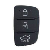 เครื่องป้องกันทางไกลที่ห้อยกุญแจซิลิโคนแบบนิ่มสำหรับรถยนต์ Hyundai กรอบ Kunci Remote Mobil กระดุม4เม็ดสำหรับอะไหล่รถยนต์