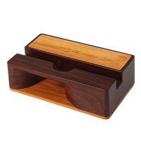 Desktop Holder, Universal Portable Wood Cell Phone Dock on Desk Stand Mount Cradle Loudspeaker for Phone