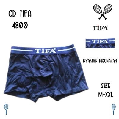 3] TIFA กางเกงชั้นใน ผ้าฝ้าย พรีเมี่ยม สําหรับผู้ชาย 4-800 BOXER