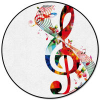 Music Symbol Octave Colorful Clef Cars For Living Room Home Decor Rugs For Bedroom Floor Mat Decoration Anti Slip Rugs