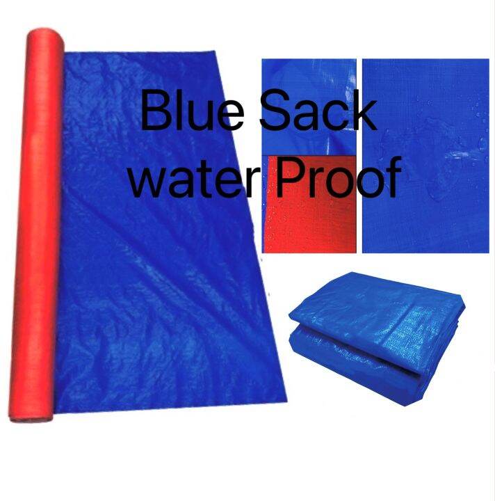 Blue Sack, trapal, Lona, Sakolin, 8ft Waterproof Used for covering