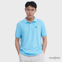 GALLOP : Mens Wear PIQUE POLO SHIRTS เสื้อโปโล ผ้าปิเก้ สีพื้น รุ่น GP9068 สี Sky Blue - ฟ้า / ราคาปกติ 1490.-