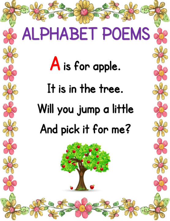 ALPHABET POEM FOR KIDS /CHILDREN LEARNING / ABC KIDS POEM /BOOKBIND ...