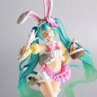 Hatsune Miku ชุดฤดูใบไม้ผลิสำหรับเด็กผู้หญิง20กระต่าย Cm ของเล่นโมเดลสะสมฟิกเกอร์ Pvc ทันสมัยของขวัญตกแต่งโต๊ะสำหรับเด็กผู้หญิง