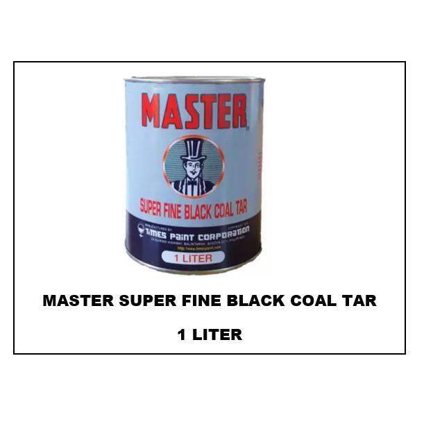 Master Black Coal Tar (1 liter) Waterproofing Paint Super Fine Lazada PH
