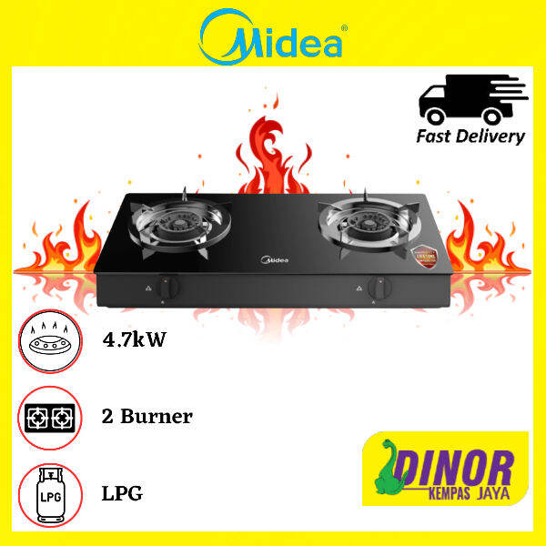 Midea Tabletop Glass Stove 4.7kW x 2 burners MGST211G Lazada