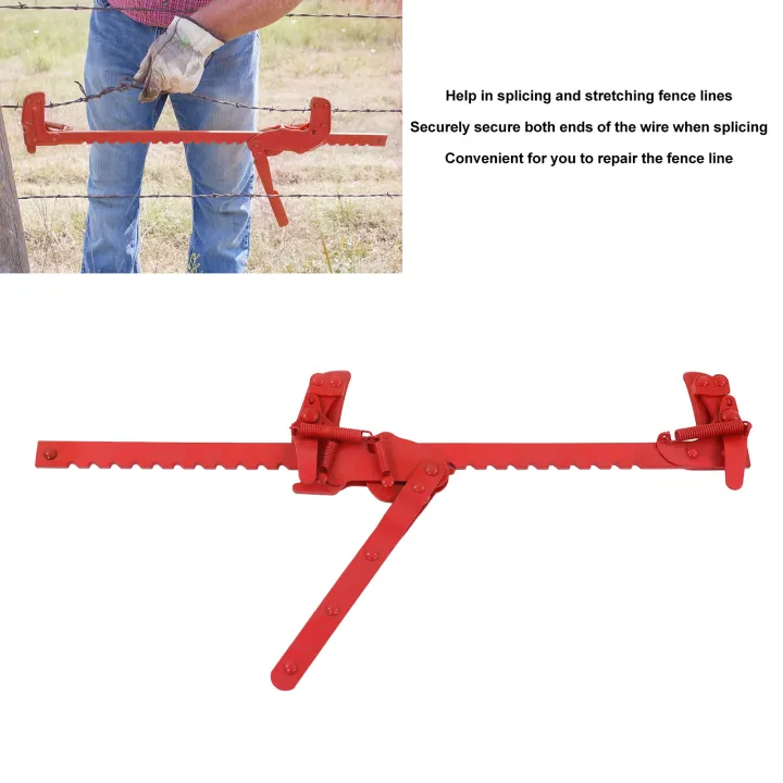 Fence Strainer Stainless Steel Ratchet Design Easy Using Wire Stretcher
