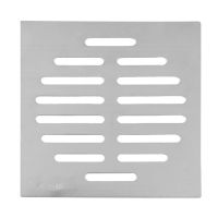 Home Bathroom Supplies Silver Tone Stainless Steel Floor Drain Cover