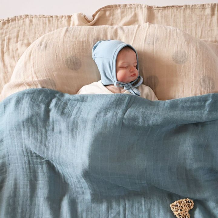 นำมา70-ผ้าห่มผ้าฝ้ายห่อตัวทารก30-ไม้ไผ่ขนาด120-120ซม-ผ้าห่มผ้ามัสลินสำหรับผ้ากันอาเจียนผ้าห่อทารกแรกเกิดผ้าขนหนูเอี๊ยมทารกเด็กดี