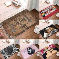 Definitely Not A Trap Door Pattern Doormat Rug Carpet Footpad Bath Mat Anti-slip Entrance Kitchen Bedroom Water Oil Proof New