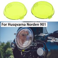 สำหรับ Husqvarna Norden 901 NORDEN901 2022 2023ฝาครอบป้องกันไฟหน้าแบบใสใหม่