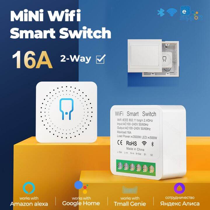 ewelink-16a-mini-r2-wifi-smart-switch-module-2-way-diy-light-control-smart-home-automation-alexa-google-home-voice-control