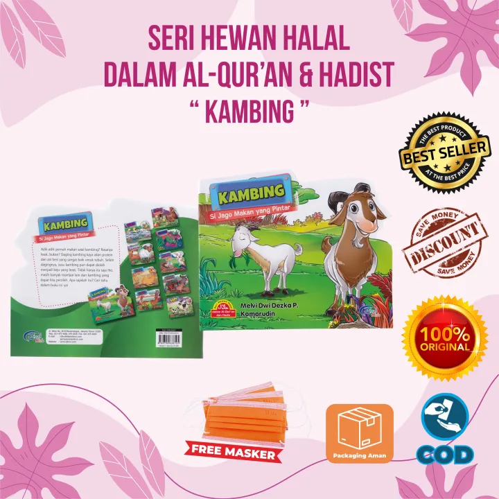 Buku Cerita Anak Islami Bergambar | Cergam Seri Hewan Halal Dalam Al ...