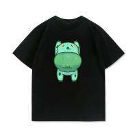 เสื้อยืดแขนสั้น Pokemon Anime Frogseed ผ้าฝ้ายน่ารักมีสไตล์และหล่อ