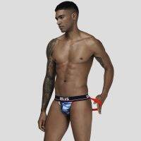 [COD] mens underwear manufacturers fashion camouflage sexy thong mesh breathable thin strap double PR186