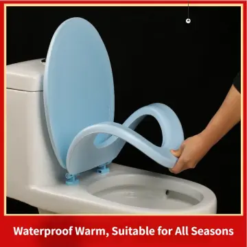 Waterproof Toilet Seat Cushion Silicone Four Seasons Household Washable  Paste Foam Toilet Toilet Cover